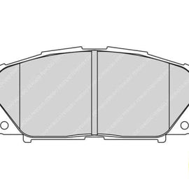 Brake Pads Front Haval H1 (17 ) Toyota Prius (05 11) Yaris (05 16) (FERODO FDB1829) (SET LH & RH Wheel) Brake Pads FERODO