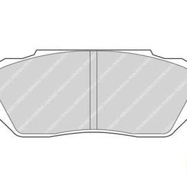 Brake Pads Front Honda 150 Sohc,Prelude (89 92) (FERODO FDB300) (SET LH & RH Wheel) Brake Pads FERODO