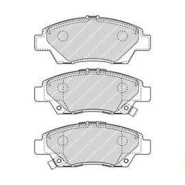 Brake Pads Front Honda Ballade 1.5 (11 ) Cr Z (10 ) Insight (10 ) Jazz [3][4] 08 ) Mobilio (14 ) (FERODO FDB4404) (SET LH & RH Wheel) Brake Pads FERODO