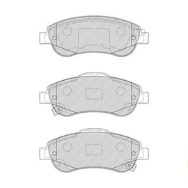 Brake Pads Front Honda Cr V 2.0I,2.2Cdti,2.4I (06 17) (FERODO FDB4228) (SET LH & RH Wheel) Brake Pads FERODO
