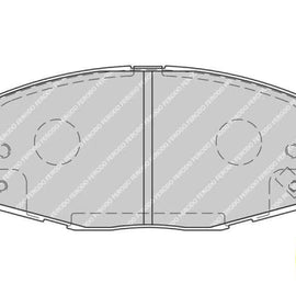 Brake Pads Front Hyundai Creta (17 ) I30 (09 12>) Sonata (10 ) Kia Carens [2] (06 ) Cerato [2] (07 ) Optima,Soul,Proceed (FERODO FDB1869) (SET LH & RH Wheel) Brake Pads FERODO