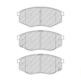 Brake Pads Front Hyundai Ix35 (10 ) Kia Soul [2] (15 ) (FERODO FDB4447) (SET LH & RH Wheel) Brake Pads FERODO