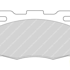 Brake Pads Front Land Rover Series 3 (84 89) Defender 90,110,130 (95 16) (FERODO FDB871) (SET LH & RH Wheel) Brake Pads FERODO