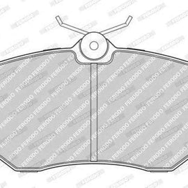 Brake Pads Front Mahindra Scorpio (06 ) Tata Safari (07 ) Telcoline (07 ) (FERODO FDB4911) (SET LH & RH Wheel) Brake Pads FERODO