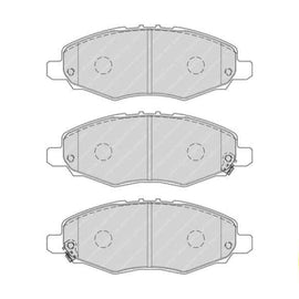 Brake Pads Front Mahindra Xylo (09 12) Toyota Innova (11 ) Hilux (05 16) (FERODO FDB1836) (SET LH & RH Wheel) Brake Pads FERODO