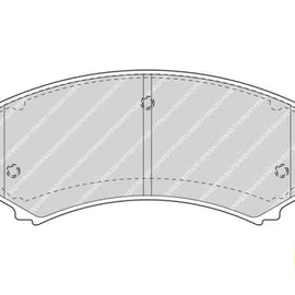 Brake Pads Front Mazda Mpv (99 06) Mistubishi Pajero (95 07) (FERODO FDB1603) (SET LH & RH Wheel) Brake Pads FERODO