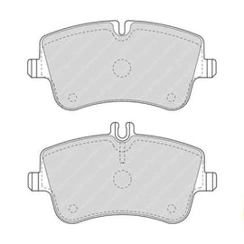 Brake Pads Front Mercedes C Class (00 08) [W203] Slk [R171] (02 ) (FERODO FDB1428) (SET LH & RH Wheel) Brake Pads FERODO