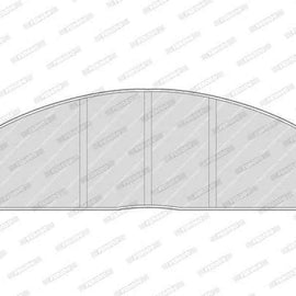 Brake Pads Front Nissan 1 Tonner (88 99) Hardbody (99 08) Np300 (09 ) Patrol (76 ) Sani (92 ) Subaru Svx (95 ) (FERODO FDB652) (SET LH & RH Wheel) Brake Pads FERODO