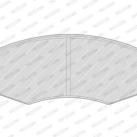 Brake Pads Front Nissan 1 Tonner (88 99) Hardbody (99 08) Np300 (09 ) Patrol (76 ) Sani (92 ) Subaru Svx (95 ) (FERODO FDB710) (SET LH & RH Wheel) Brake Pads FERODO