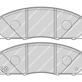 Brake Pads Front Nissan Nv200 1.5,1.6 (13 ) (FERODO Front VentedR4415) (SET LH & RH Wheel) Brake Pads FERODO