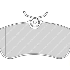 Brake Pads Front Nissan Primera 160 200 (98 02) (FERODO FDB604) (SET LH & RH Wheel) Brake Pads FERODO