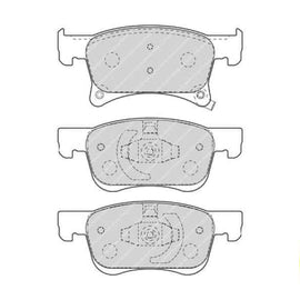 Brake Pads Front Opel Adam (14 ) Astra (04 10) CoRear Solida (02 15>) (FERODO FDB4841) (SET LH & RH Wheel) Brake Pads FERODO