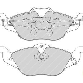 Brake Pads Front Opel Astra (99 04) (FERODO FDB1293) (SET LH & RH Wheel) Brake Pads FERODO