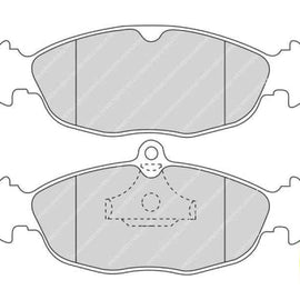 Brake Pads Front Opel CoRear Solida Ldv (2010 ) CoRear Solida Lite (00 09) (FERODO FDB732) (SET LH & RH Wheel) Brake Pads FERODO