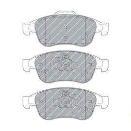 Brake Pads Front Renault CaptuR (13 ) Duster (13 ) Fluence (11 ) Grand Scenic (09 ) Megane [3] (09 ) (FERODO FDB4180) (SET LH & RH Wheel) Brake Pads FERODO