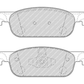 Brake Pads Front Renault Clio Iv (12 ) Sandero (13 ) (FERODO FDB4907) (SET LH & RH Wheel) Brake Pads FERODO