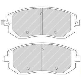 Brake Pads Front Subaru Forester (97 15) Impreza (07 10) Legacy (04 14) Outback (04 14) (FERODO FDB1639) (SET LH & RH Wheel) Brake Pads FERODO