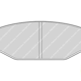 Brake Pads Front Suzuki Samurai (86 89) Jimny (2008 ) Sj410 Sj413 (86 ) (FERODO FDB396) (SET LH & RH Wheel) Brake Pads FERODO