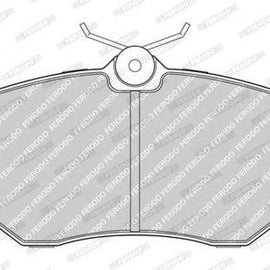 Brake Pads Front Tata Xenon Vv T 2.D Dicor (2013 ) (FERODO FDB4787) (SET LH & RH Wheel) Brake Pads FERODO
