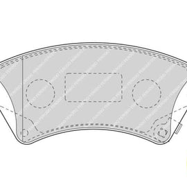 Brake Pads Front Toyota Corolla (02 07) Runx (03 07) (FERODO FDB1573) (SET LH & RH Wheel) Brake Pads FERODO