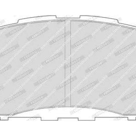 Brake Pads Front Toyota Hilux 2,0,2,4,2,8,2,8 Vvt I (2005 2016) (FERODO FDB4936) (SET LH & RH Wheel) Brake Pads FERODO