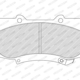 Brake Pads Front Toyota Hilux D4d Vvti (05 16) (FERODO FDB4334) (SET LH & RH Wheel) Brake Pads FERODO
