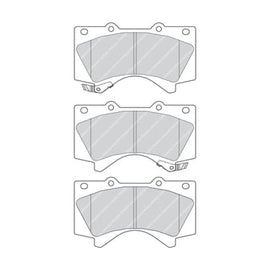 Brake Pads Front Toyota Prado D4D (10 ) Landcruiser 70,76,79,200 (07 ) (FERODO FDB4229) (SET LH & RH Wheel) Brake Pads FERODO