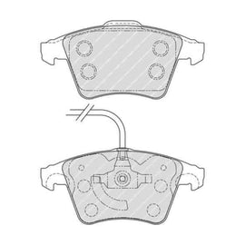 Brake Pads Front Vw Kmobi T5 (10 ) T6 (16 ) Transporter (05 ) (FERODO Front VentedR1642) (SET LH & RH Wheel) Brake Pads FERODO