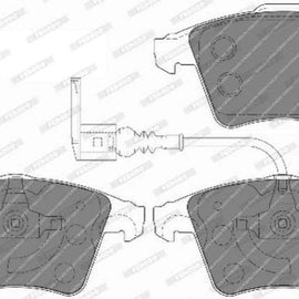 Brake Pads Front Vw Kombi T5 (04 ) Transporter (04 ) (FERODO Front VentedR1643) (SET LH & RH Wheel) Brake Pads FERODO