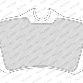 Brake Pads Rear Audi A1 1.4TFront Solidi,1.6Tdi (11 ) A3 (03 13) Seat Leon (06 ) Golf 6 Jetta 6 (09 ) Scirocco (09 ) (FERODO FDB544) (SET LH & RH Wheel) Brake Pads FERODO