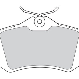 Brake Pads Rear Audi A1 (14 ) A3 (99 03) A4 (95 08) A6 (97 03) Citroen C2,C3 (02 ) Peugeot 1007,307,807 (01 08) Renault Clio [3],Megane,Modus,Scenic (FERODO FDB1788) (SET LH & RH Wheel) Brake Pads FERODO