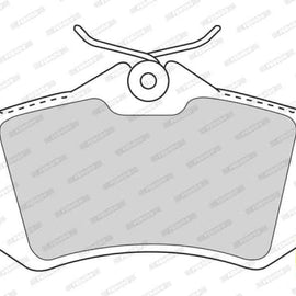 Brake Pads Rear Audi A1,A3,A4,A6,A8 Citroen C2,C3,C4,Xsara,Peugeot 208,307,Renault Clio 3,G Scenic,Megane (FERODO FDB1083) (SET LH & RH Wheel) Brake Pads FERODO
