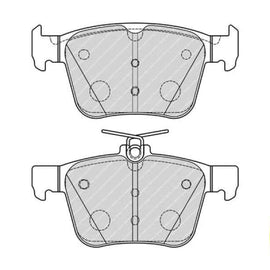 Brake Pads Rear Audi A3 (13 ) S3 (14 ) Tt (14 ) Golf 7 (13 ) Tiguan (16 ) (FERODO FDB4697) (SET LH & RH Wheel) Brake Pads FERODO