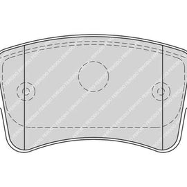 Brake Pads Rear Audi A4 (2008 2016) A5 (08 17) Audi Q5 (09 17) Audi S4 (08 11) (FERODO FDB4190) (SET LH & RH Wheel) Brake Pads FERODO