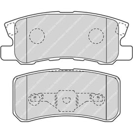 Brake Pads Rear Chrysler Sebring (07 ) Dodge Caliber (06 ) Jeep Compass,Patriot (07 ) Mitsubishi Asx (11 ) Outlander (07 ) Pajero (95 ) (FERODO FDB1604) (SET LH & RH Wheel) Brake Pads FERODO