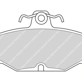 Brake Pads Rear Ford Sierra Zr6,Sapphire Ghia (89 93) (FERODO FDB398) (SET LH & RH Wheel) Brake Pads FERODO