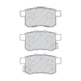 Brake Pads Rear Honda Accord [Viii] (08 14) (FERODO FDB4198) (SET LH & RH Wheel) Brake Pads FERODO
