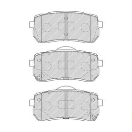 Brake Pads Rear Hyundai H1 (09 ) Kia Carnival (06 ) Grand Sedona (15 ) Sedona (07 ) Sorento (15 ) (FERODO FDB4114) (SET LH & RH Wheel) Brake Pads FERODO
