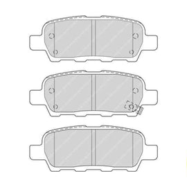 Brake Pads Rear Infinity Q50,Q60,Q70,Qx50 (13 ) Nissan Murano (05 ) Qashqai (08 ) Tiida (06 ) X Trail (01 ) Renault Koleos (08 ) Suzuki Grand Vitara (08 ) (FERODO FDB4324) (SET LH & RH Wheel) Brake Pads FERODO