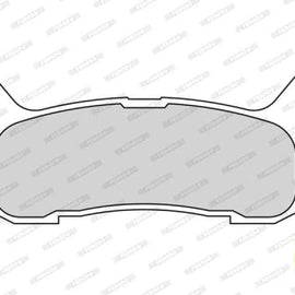 Brake Pads Rear Mazda Astina,Edute 95 00 (FERODO FDB1012) (SET LH & RH Wheel) Brake Pads FERODO