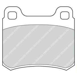 Brake Pads Rear Mercedes 190E [W201] 200 230 260 [W124] (86 97) C180,C220,C250 [W202] (94 00) E2Xx [W124] (93 97) (FERODO FDB328) (SET LH & RH Wheel) Brake Pads FERODO