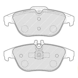 Brake Pads Rear Mercedes C Class (07 15) [W204] E250 (09 17) Slk 200 250 [R172] (11 ) (FERODO FDB1980) (SET LH & RH Wheel) Brake Pads FERODO