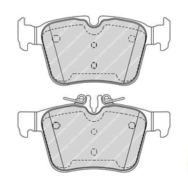 Brake Pads Rear Mercedes C Class [W205] (14 ) (FERODO FDB4487) (SET LH & RH Wheel) Brake Pads FERODO
