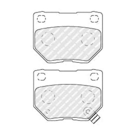 Brake Pads Rear Nissan 300 Zx (90 95) Subaru Impreza Wrx (01 07) (FERODO FDB1372) (SET LH & RH Wheel) Brake Pads FERODO