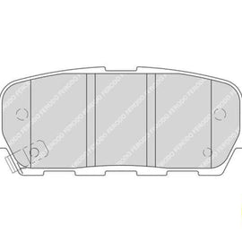 Brake Pads Rear Nissan Juke (11 15) Murano (05 16) Qashqai (08 14) X Trail (02 ) Renault Koleos (08 ) Suzuki Grand Vitara (08 13) Kizashi (11 ) (FERODO FDB1693) (SET LH & RH Wheel) Brake Pads FERODO