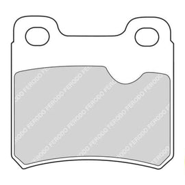 Brake Pads Rear Opel Astra 160 180 200 ( 98) Kadett ( 99) Monza (90 92) (FERODO FDB586) (SET LH & RH Wheel) Brake Pads FERODO