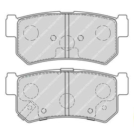 Brake Pads Rear Ssangyong Actyon (06 12>) Korando (98 ) Kyron (05 ) Musso (97 ) Rexton (04 ) (FERODO FDB1937) (SET LH & RH Wheel) Brake Pads FERODO