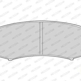 Brake Pads Rear Toyota Fortuner Gd 6 16 Prado 97 10, Fj Cruiser 11 (FERODO FDB1021) (SET LH & RH Wheel) Brake Pads FERODO