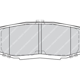 Brake Pads Rear Toyota Prado D4D (10 ) Landcruiser 70,76,79,200 (07 ) (FERODO FDB4230) (SET LH & RH Wheel) Brake Pads FERODO